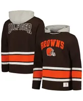 Men's Tommy Hilfiger Brown Cleveland Browns Ivan Fashion Pullover Hoodie