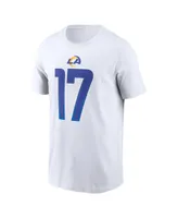 Men's Nike Puka Nacua White Los Angeles Rams Player Name and Number T-shirt