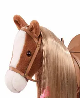 Gotz Big Plush Combing Horse with Saddle and Bridle