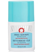First Aid Beauty Bronze + Glow Drops With Niacinamide, 1 oz.