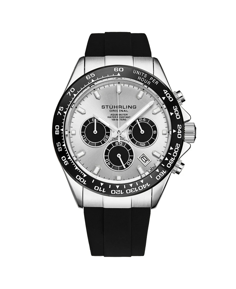 Stuhrling Men's Aquamaster 4042 Quartz 42mm Chronograph Watch