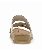 Baretraps Women's Fresha Toe Loop Wedge Sandals