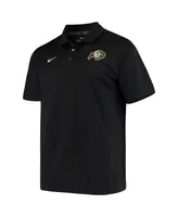 Men's Nike Black Colorado Buffaloes Primary Logo Varsity Performance Polo Shirt