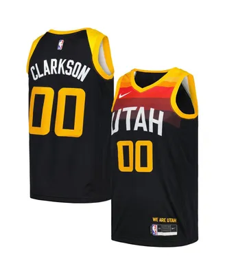 Men's Nike Jordan Clarkson Black Utah Jazz Swingman Player Jersey - City Edition