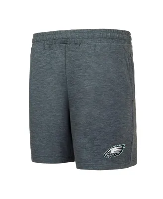 Men's Concepts Sport Charcoal Philadelphia Eagles Powerplay Tri-Blend Fleece Shorts
