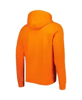 Men's New Era Orange Denver Broncos Ink Dye Pullover Hoodie