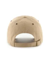 Men's '47 Brand Khaki New York Jets Overton Clean Up Adjustable Hat