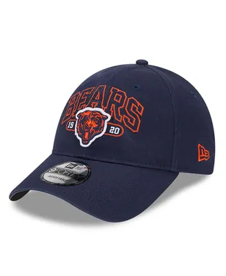 Men's New Era Navy Chicago Bears Outline 9FORTY Snapback Hat