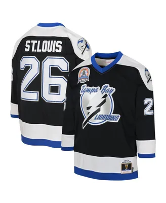 Big Boys Mitchell & Ness Martin St. Louis Black Tampa Bay Lightning 2003 Blue Line Player Jersey