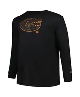 Men's Profile Black Florida Gators Big and Tall Pop Long Sleeve T-shirt