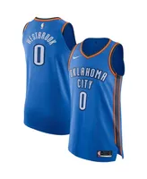 Men's Nike Russell Westbrook Blue Oklahoma City Thunder Authentic Player Jersey - Icon Edition