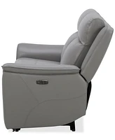 Addyson 64" 2-Pc. Leather Sofa with 2 Zero Gravity Recliners Power Headrests, Created for Macy's