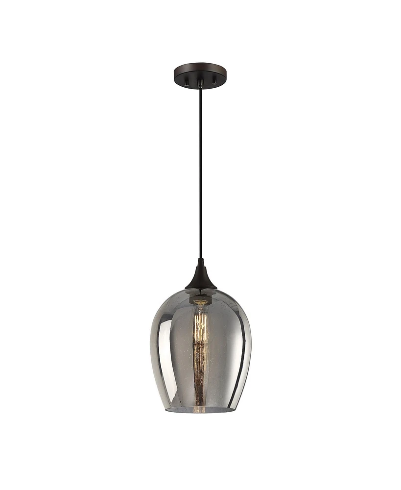 Trade Winds Lighting 1-Light Pendant Light In Oil Rubbed Bronze