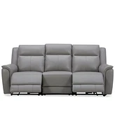 Addyson Zero Gravity Leather Sectional Collection Created For Macys