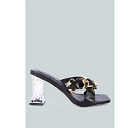 Women's Wandy Link Chain Embellished Sandals