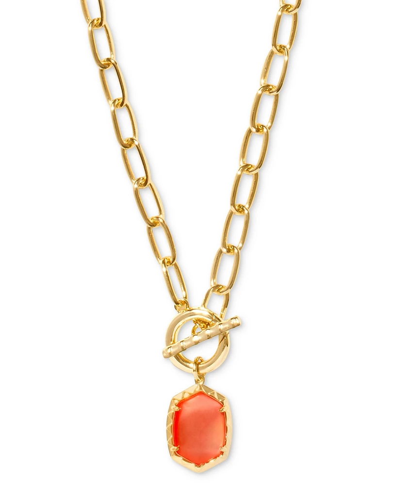 Kendra Scott 14k Gold-Plated Stone 18" Pendant Necklace