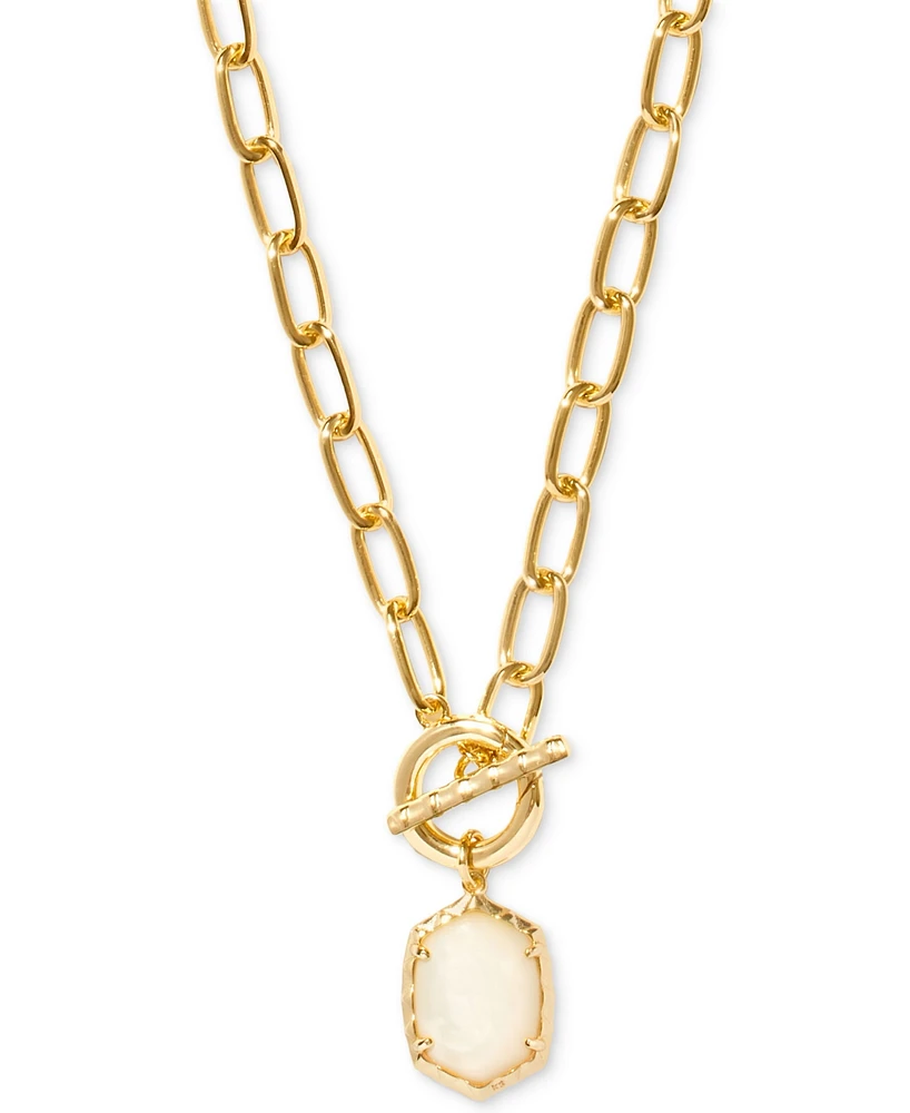 Kendra Scott 14k Gold-Plated Stone 18" Pendant Necklace