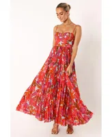 Achanti Pleated Maxi Women's Dress