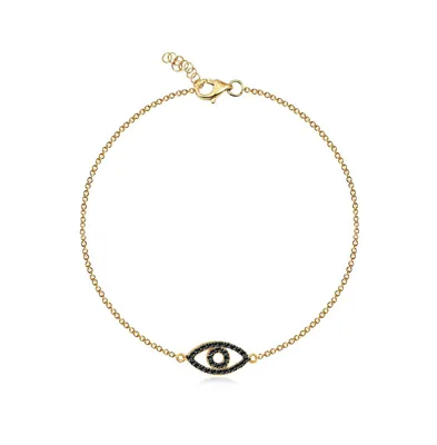Alev Jewelry Aj by Alev Evil Eye Cutout Bracelet