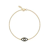 Alev Jewelry Aj by Alev Evil Eye Cutout Bracelet