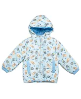 Bluey Bingo Zip Up Fashion Winter Puffer Jacket Toddler| Child Boys