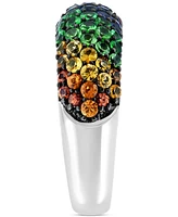 Effy Multi-Gemstone Pave Cluster Ring (2-5/8 ct. t.w.) in Sterling Silver