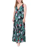 Ny Collection Plus Size Spaghetti Strap Maxi Dress