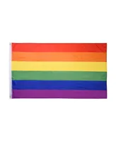 5x3 Ft Rainbow Flag Gay Pride Lesbian Lgbt Banner Polyester with Grommet 10 Pack