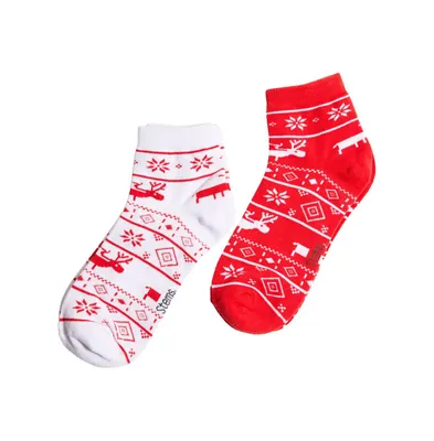 Stems Reindeer Ankle Socks Two Pack