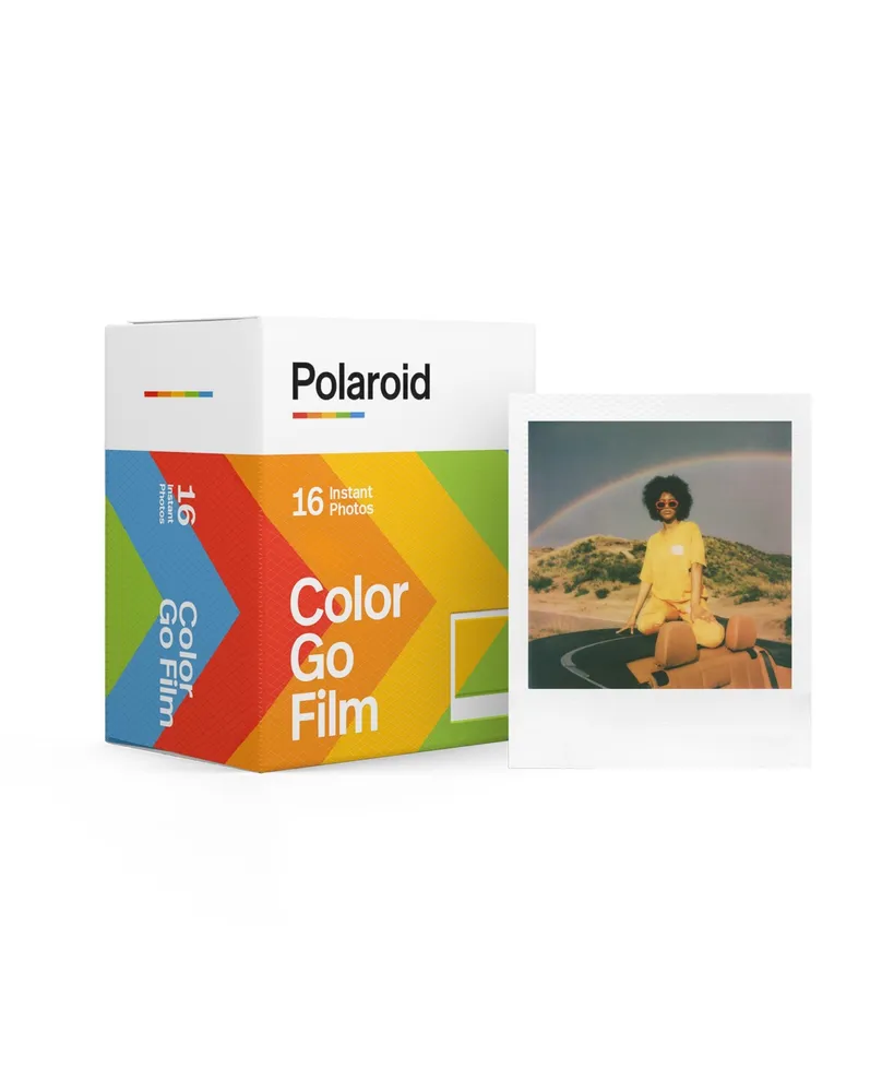 Polaroid Originals Go Instant Camera (White) with Film Packs and Photo Box Kit