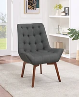 Office Star 33.5" Wood, Fabric Shelly Tufted Chair