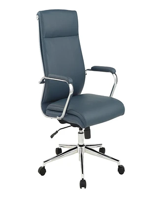 Office Star 48" Fabric, Chrome High Back Manager's Chair