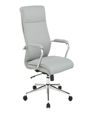 Office Star 48" Fabric, Chrome High Back Manager's Chair