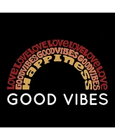 Good Vibes - Big Girl's Word Art Crewneck Sweatshirt