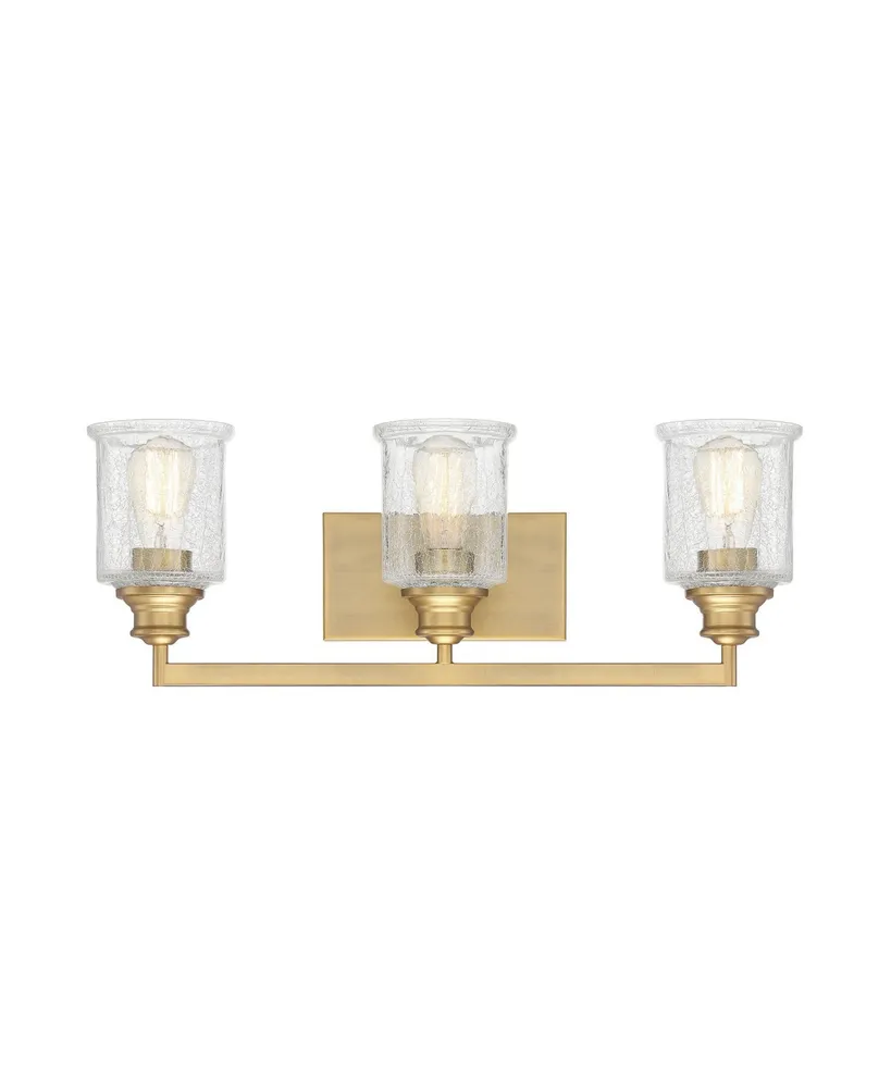 Savoy House Hampton Bathroom Vanity Light in Warm Brass