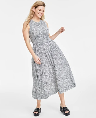 On 34th Women's Smocked Tank Midi Dress