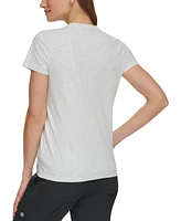 Dkny Sport Women's V-Neck Short-Sleeve T-Shirt