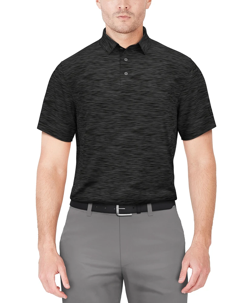 Pga Tour Men's Airflux Jaspe Golf Polo Shirt