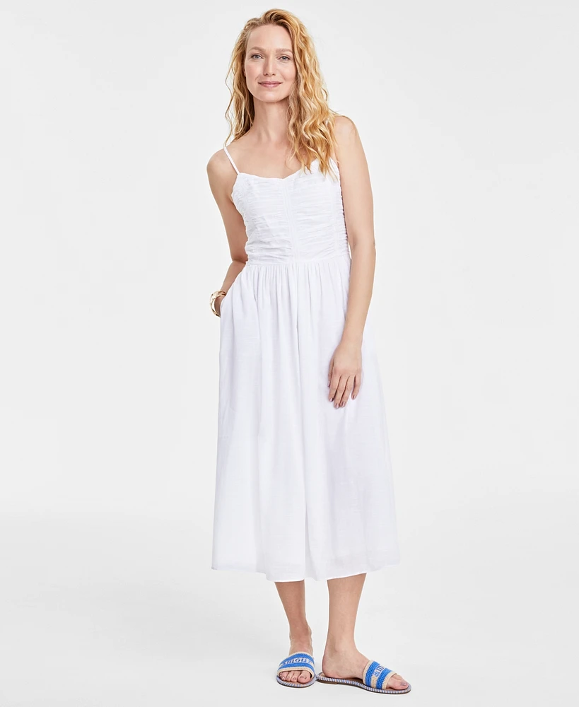 On 34th Women's Soft Corset Midi Dress