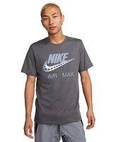 Nike Men's Sportswear Athletic-Fit Air Max Logo Graphic T-Shirt