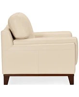Jeddo 41" Leather Chair, Created for Macy's