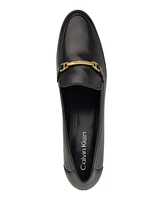 Calvin Klein Women's Sommiya Almond Toe Casual Slip-On Loafers