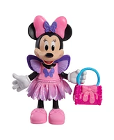 Disney Junior Minnie Mouse Fabulous Fashion Ballerina Doll, 13-Piece Doll and Accessories Set