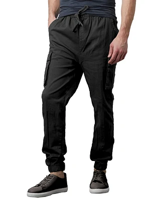 Galaxy By Harvic Men's Slim Fit Stretch Cargo Jogger Pants