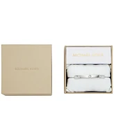 Michael Kors Gold-Tone or Silver-Tone Logo Id Slider Bracelet