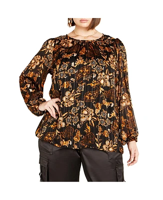 Plus Size Freya Print Shirt