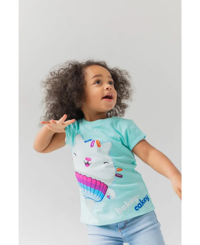 DreamWorks Gabby's Dollhouse Girls 2 Pack T-Shirts Toddler |Child