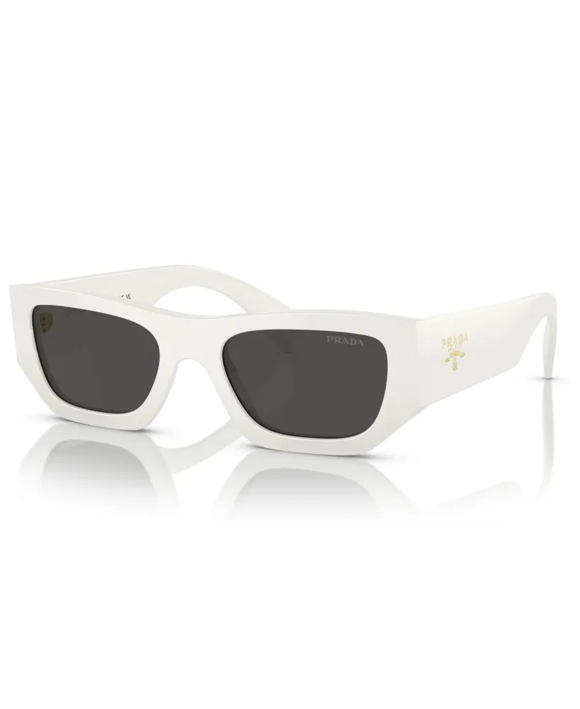 Prada Rectangular Unisex Sunglasses, Pr A01S