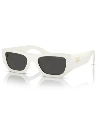 Prada Rectangular Unisex Sunglasses, Pr A01S