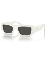 Prada Rectangular Unisex Sunglasses, Pr A01S